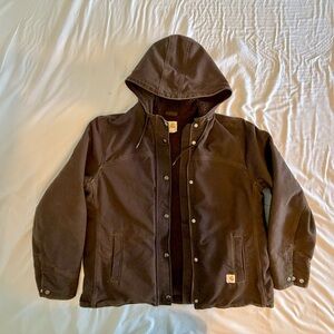 Carhartt Brown Hooded Jacket